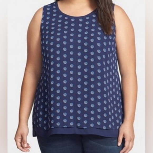 Sejour Chiffon Sleeveless Blouse - Picture 1 of 9